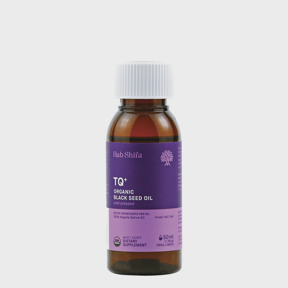 HAB SHIFA TQ+ /  Organic Black Seed Oil / 100ml